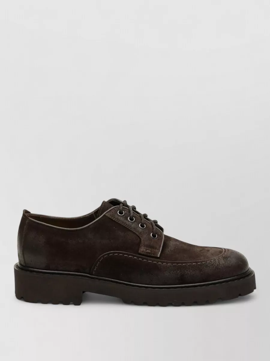 Doucal's Leather Derby Shoes