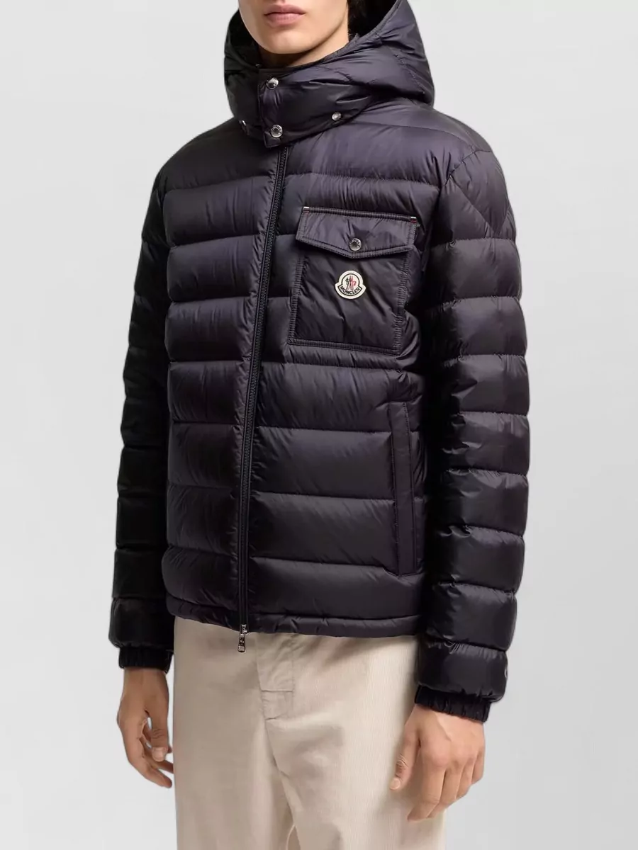Moncler Down Hooded Short Puffer Jacket