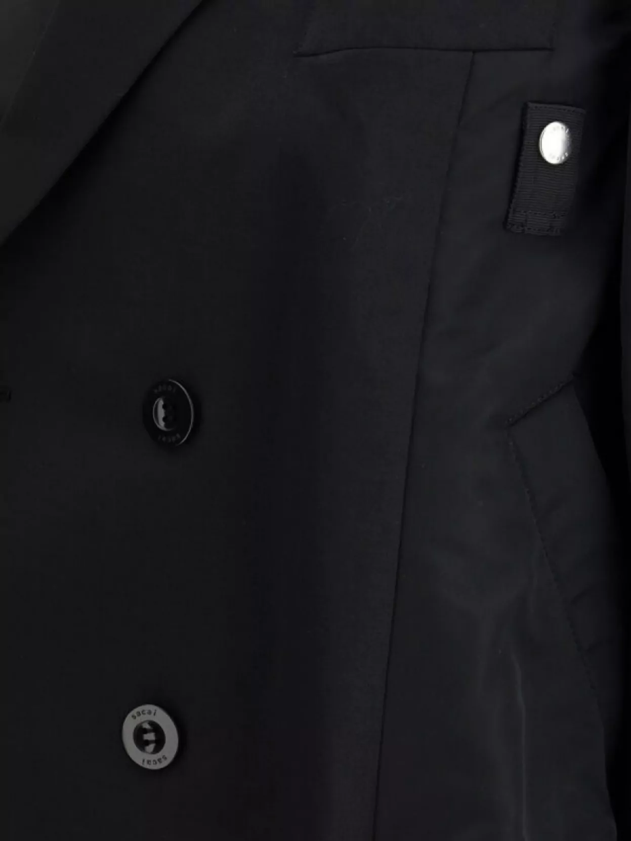 Sacai Clean Bomber Jacket Notched Lapel