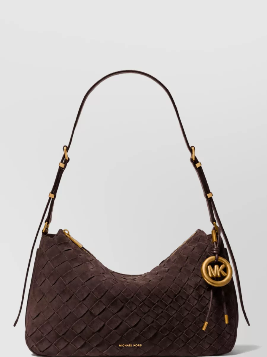 Michael Kors bradshaw leather shoulder bag