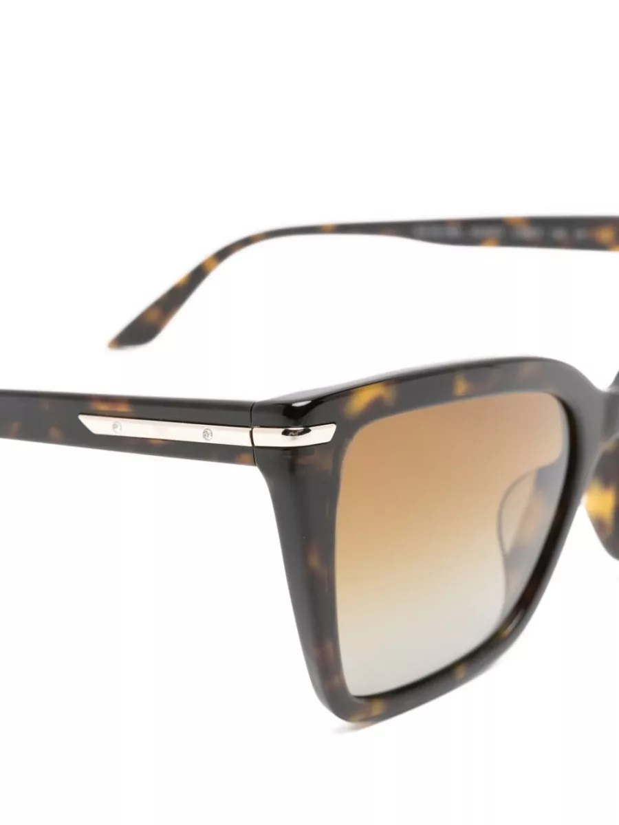 Emporio Armani Geometric Frame Sunglasses