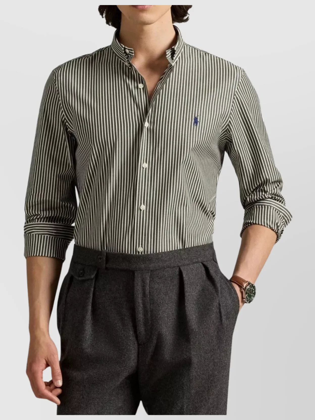 Polo Ralph Lauren Tailored Striped Button-Down Shirt