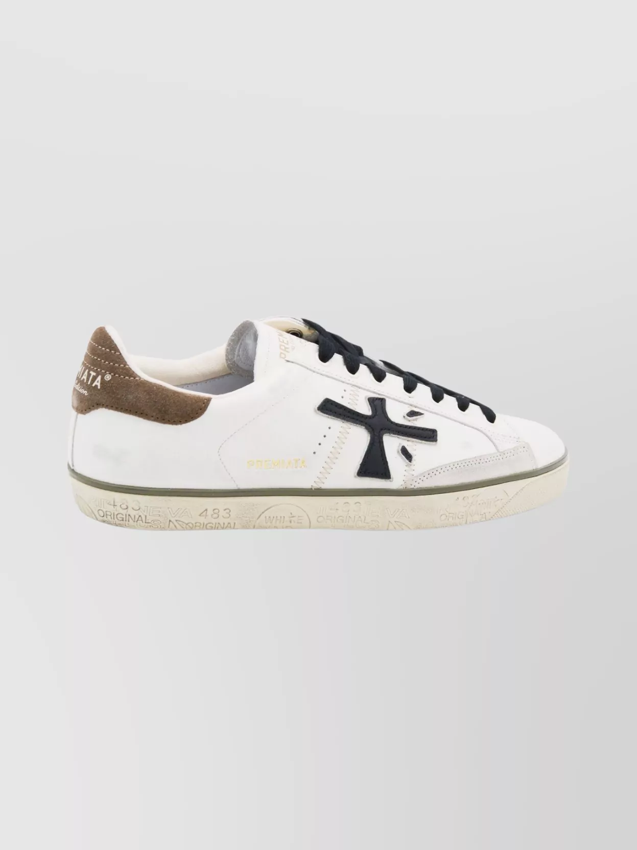 Premiata Casual Sneakers With Low Top Design