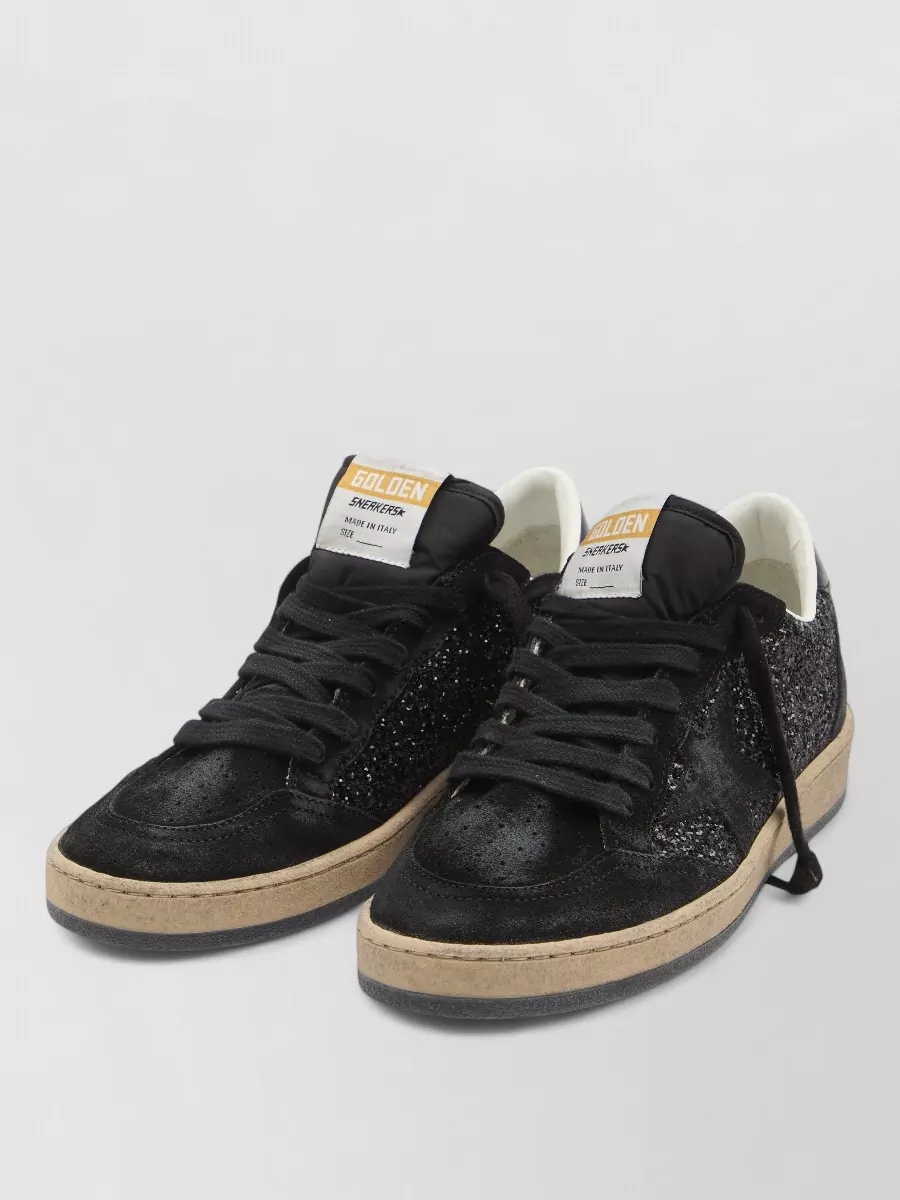Golden Goose Ball Star Suede Leather Sneakers