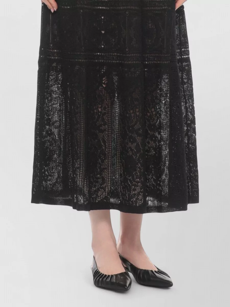D.exterior Crochet Halterneck Maxi Dress