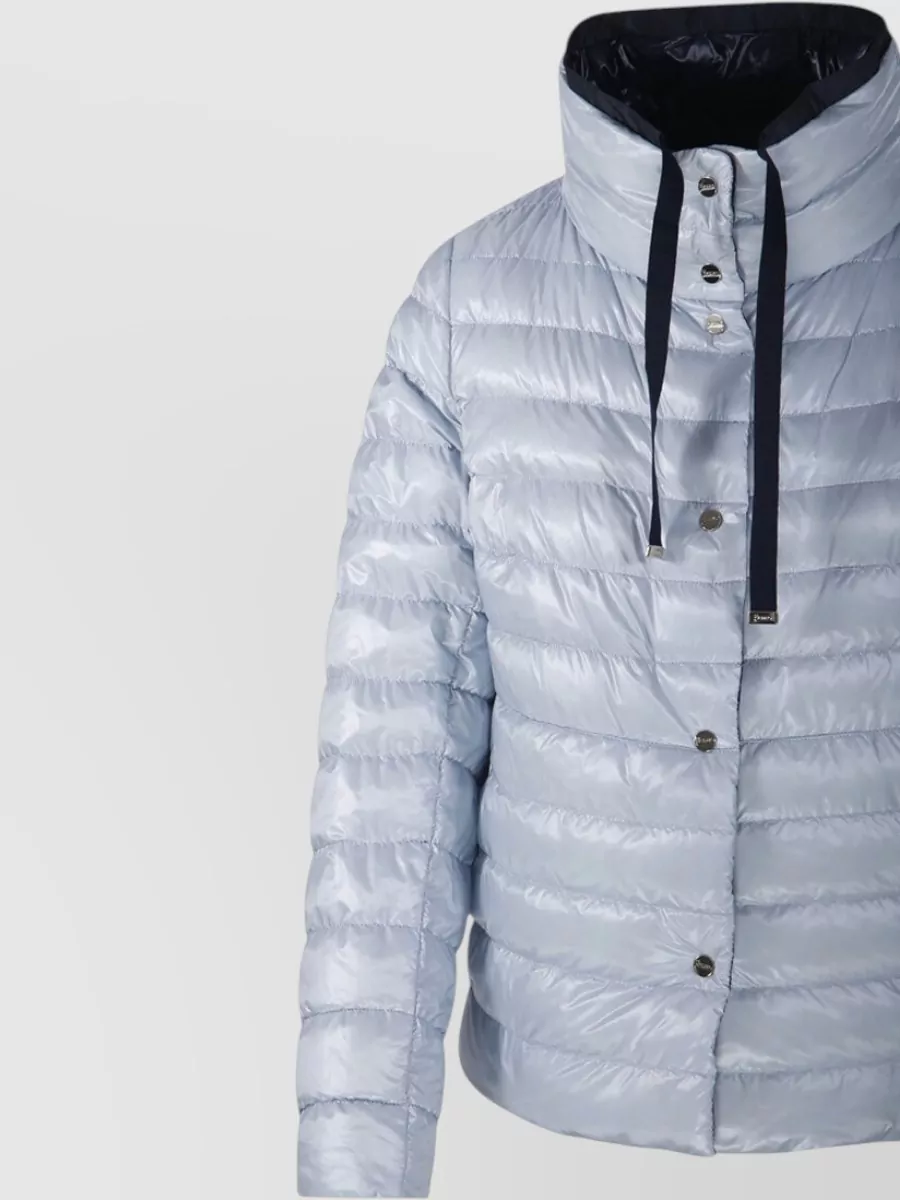 Herno Reversible High Collar Down Puffer Jacket