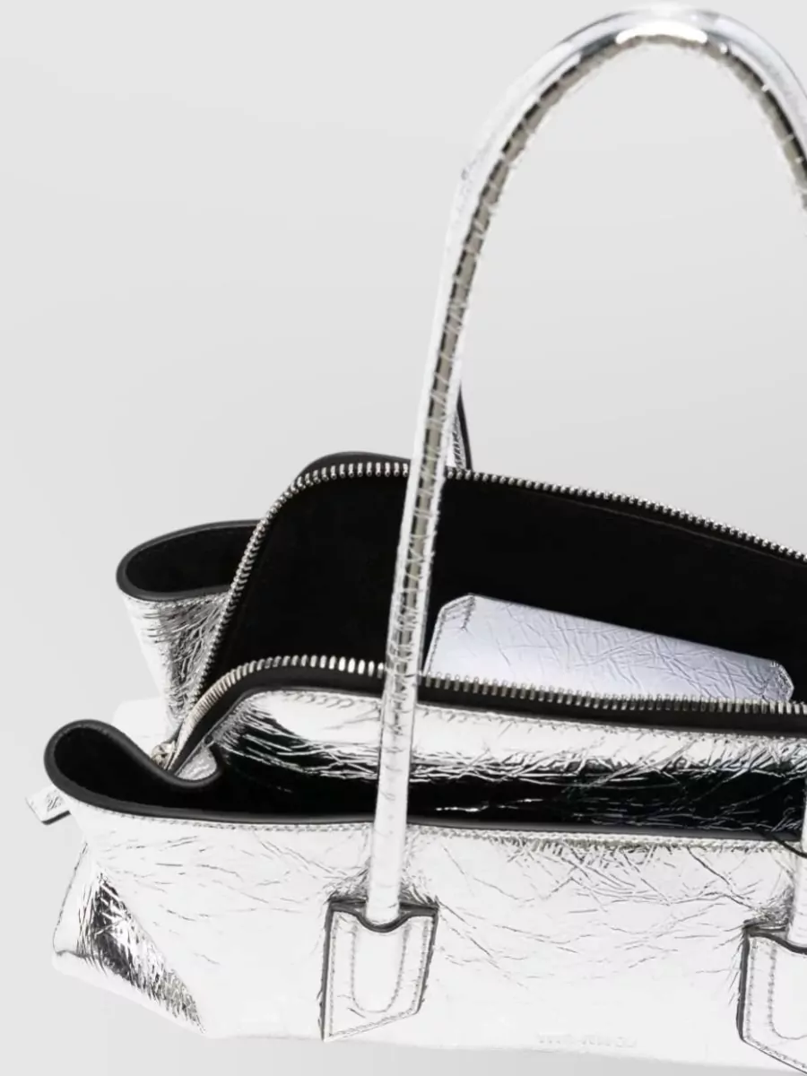 The Attico Small Leather Shoulder Bag
