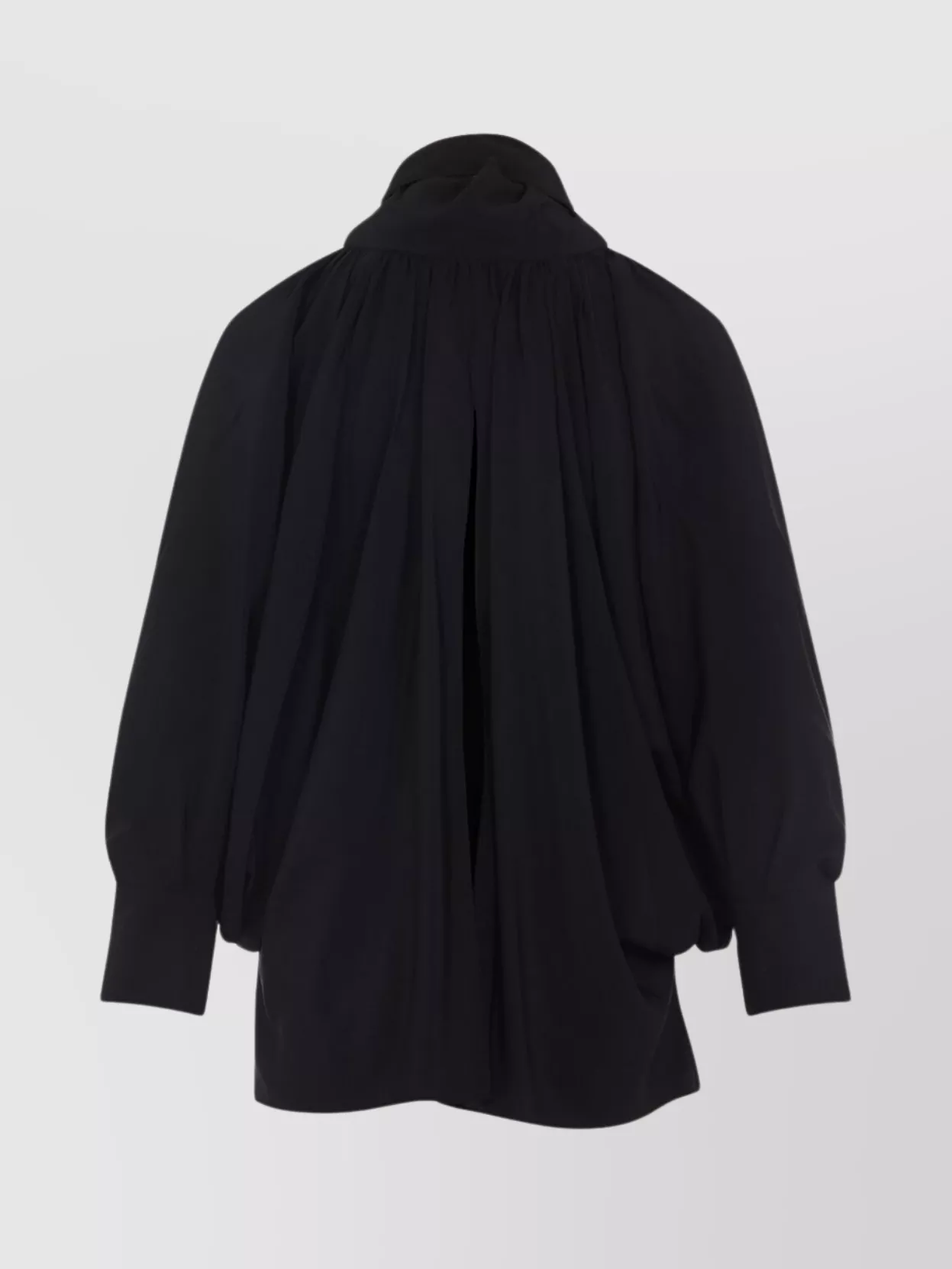 Max Mara Leonida Blouse With Asymmetric Hem And Balloon Sleeves