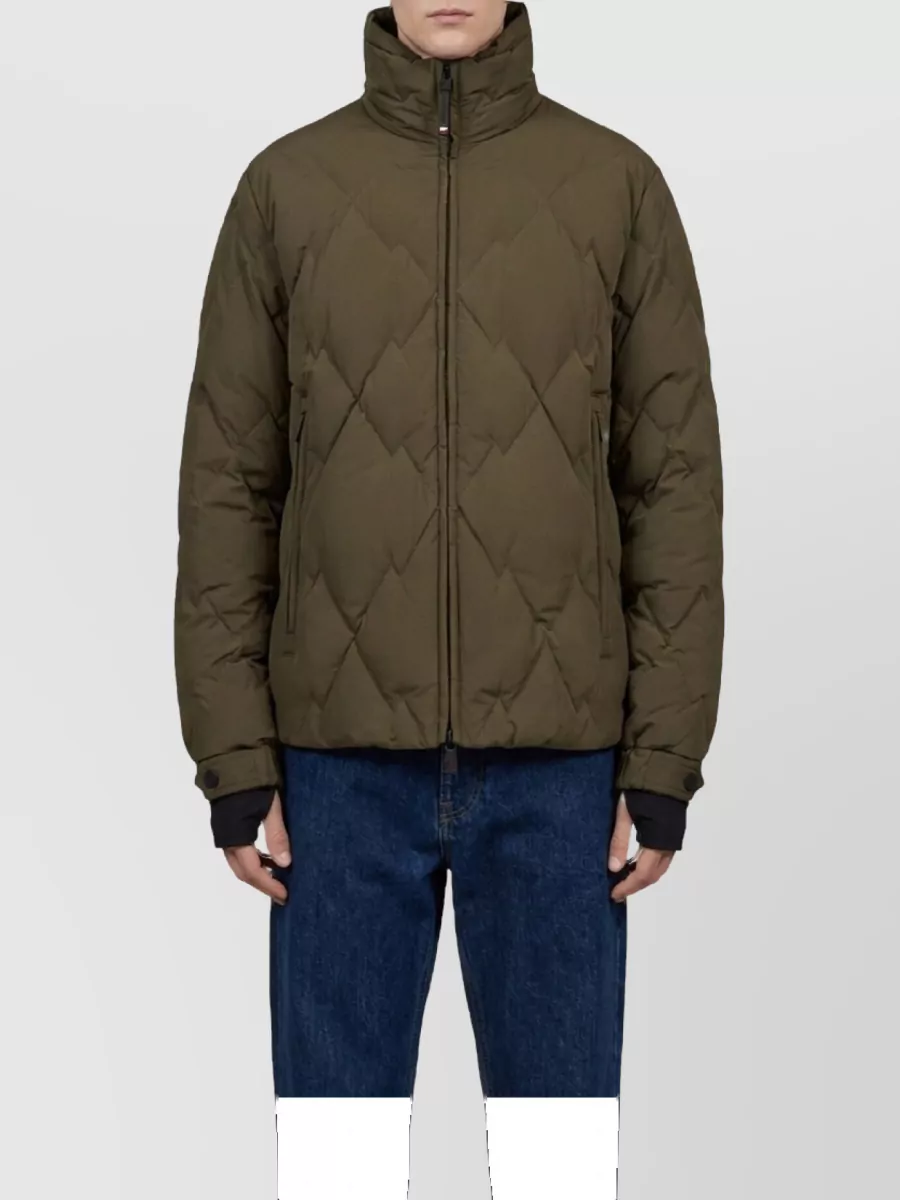 Moncler Grenoble down high-collar puffer jacket