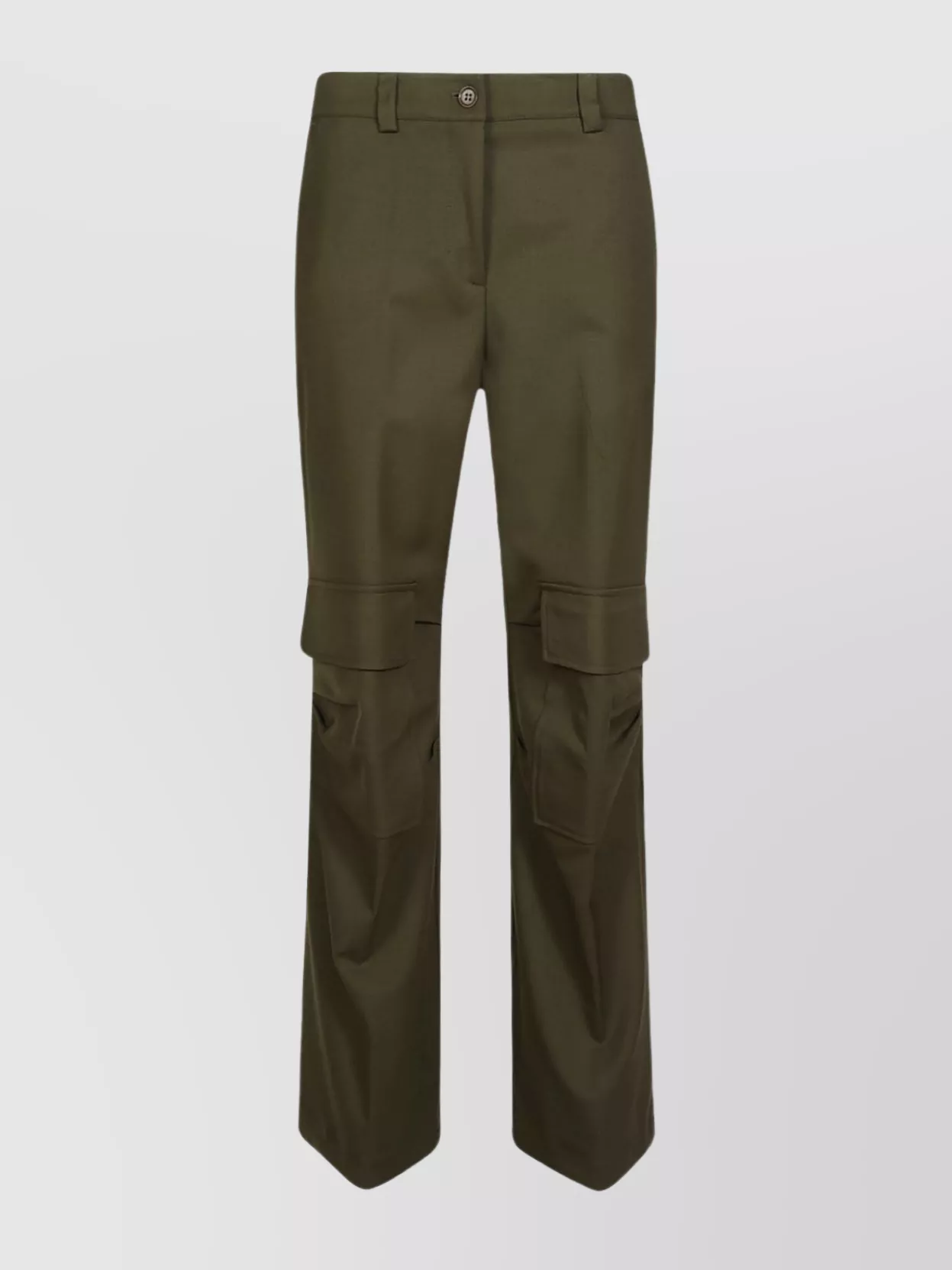 P.A.R.O.S.H CARGO POCKET CROPPED TROUSERS