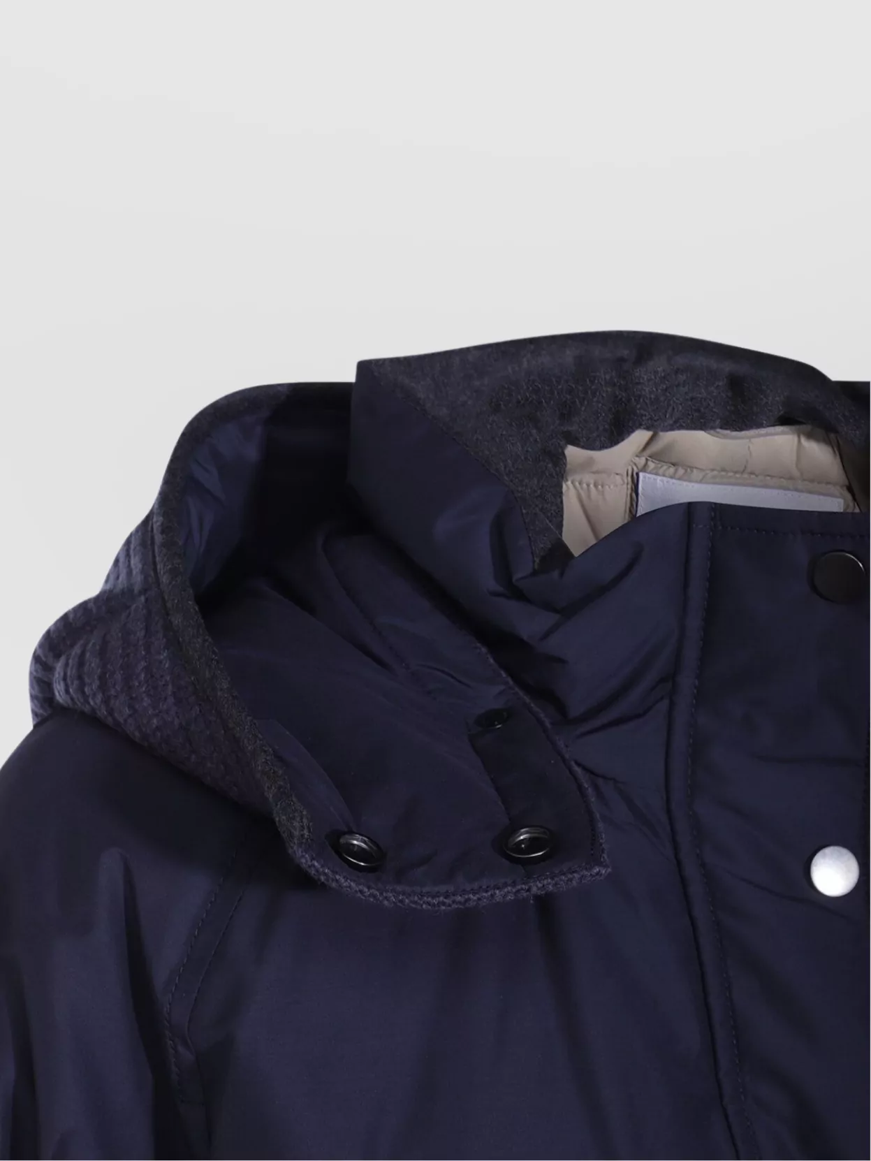 Brunello Cucinelli Puffer Jackets With Hood And Pockets
