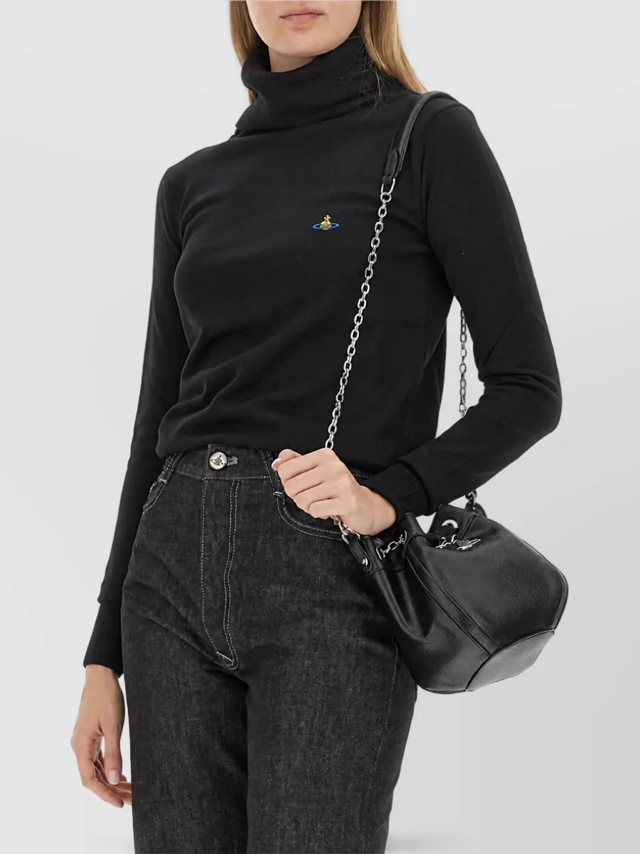 Vivienne Westwood Virgin Wool Turtleneck Sweatshirt