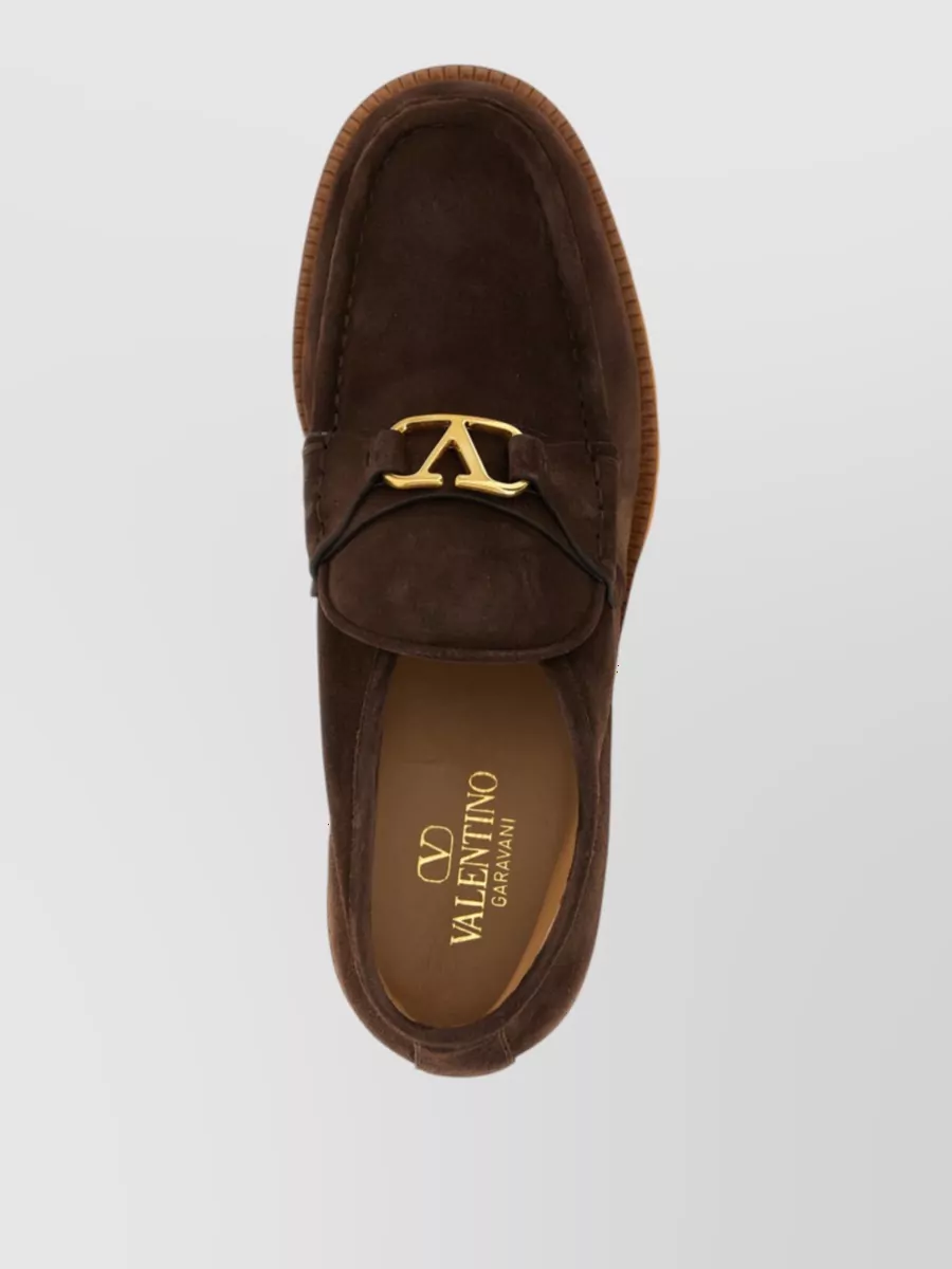 Valentino Garavani Leather Chunky Ankle Boots