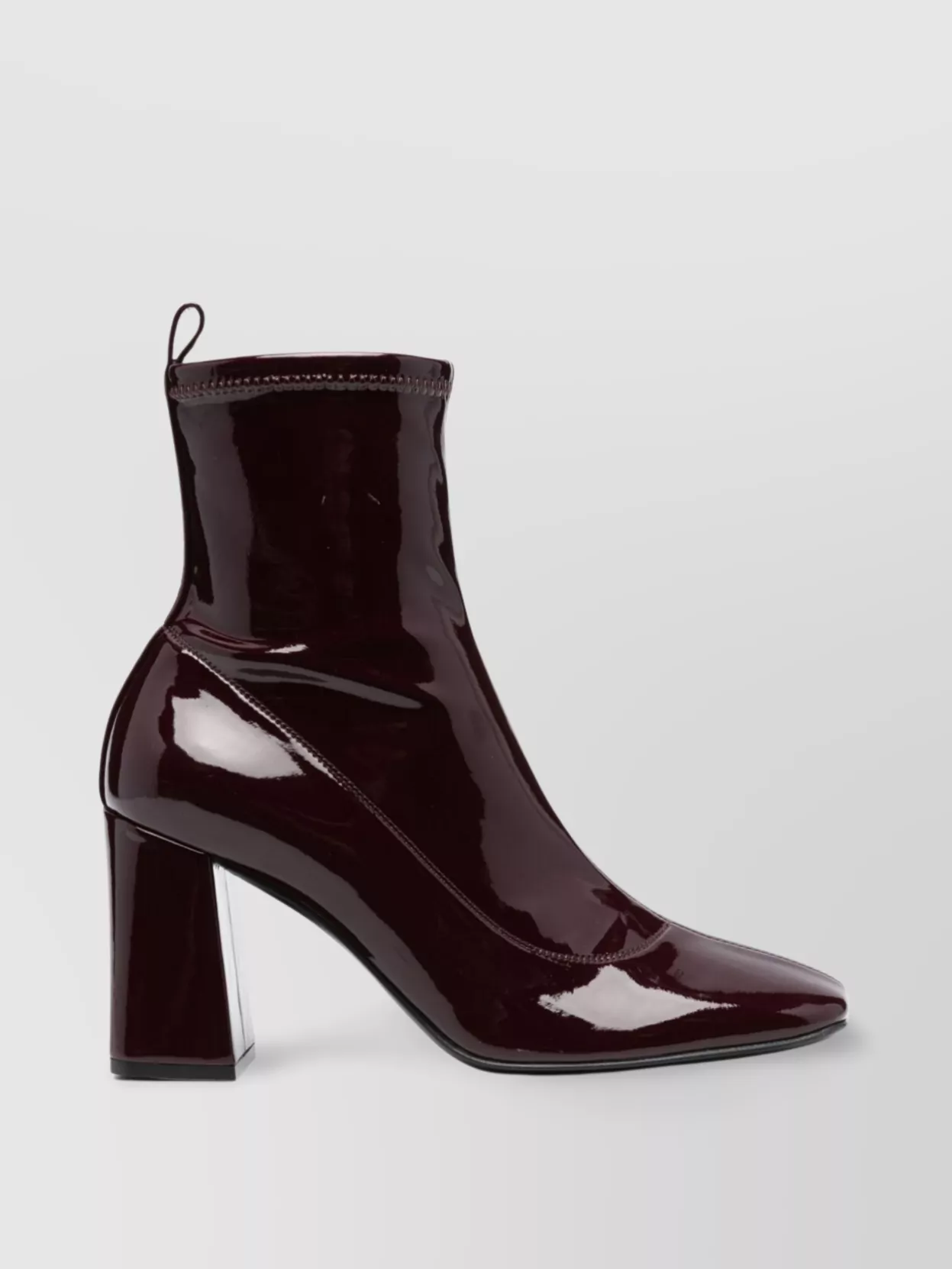 Shop Sergio Rossi Heeled Leather Ankle Boots In Burgundy