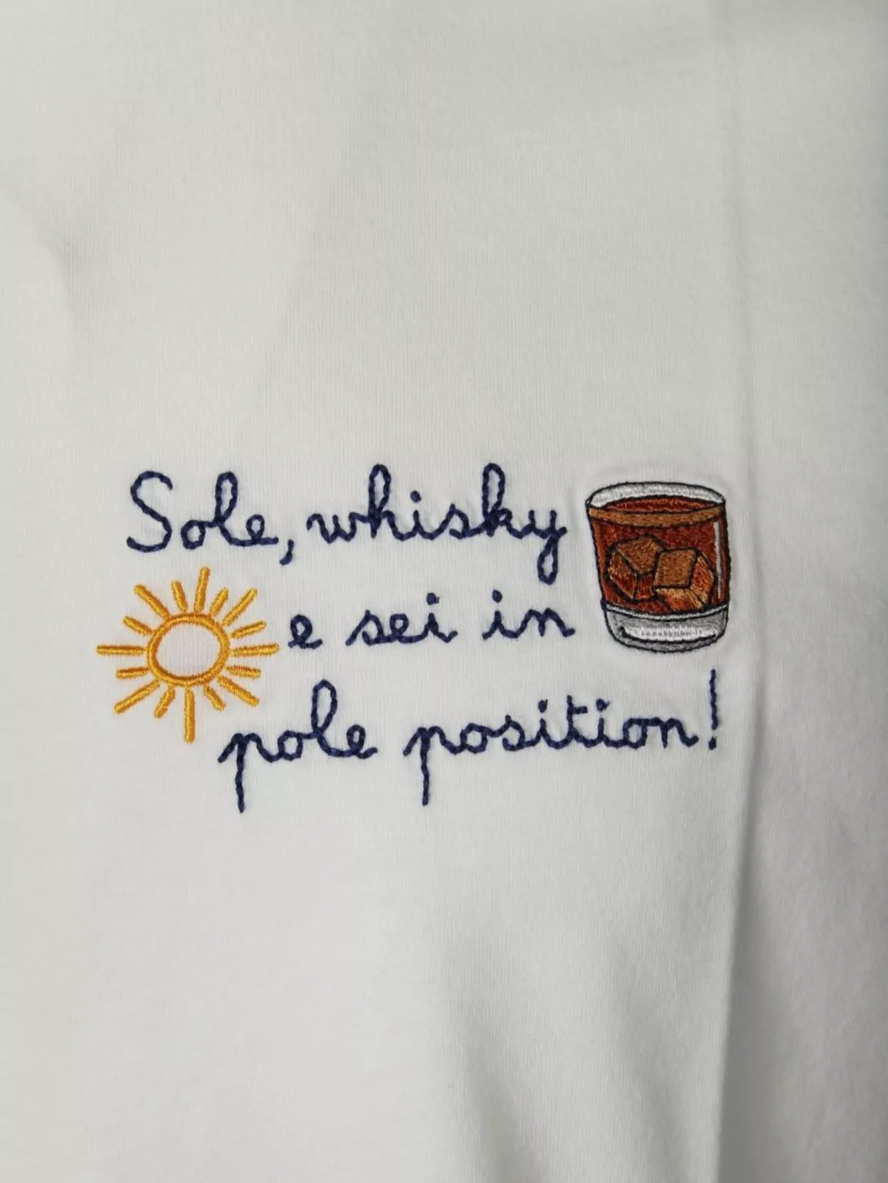 Mc2 Saint Barth T-Shirt Sole Embroidered Design Short Sleeves