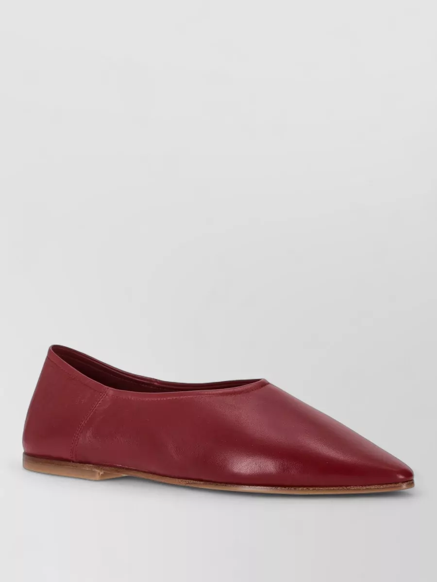 La Rose leather loafers