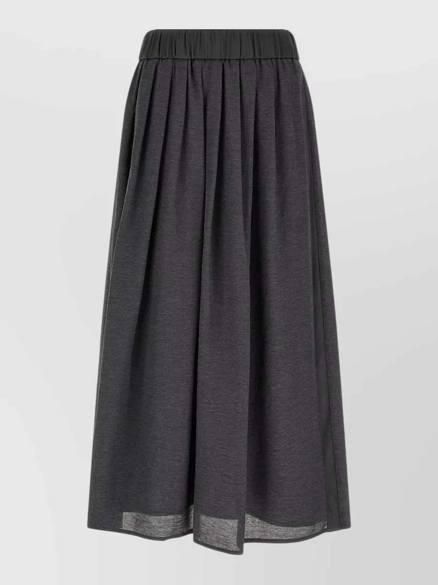 Peserico Pleated Midi Skirt