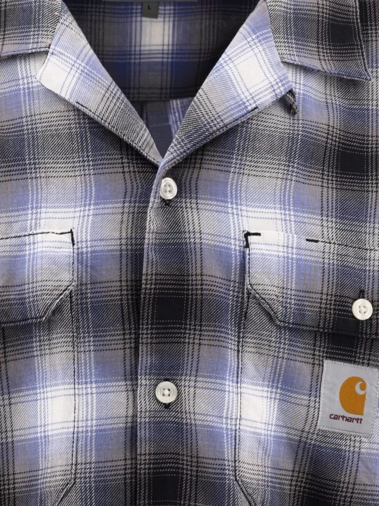 Carhartt Wip Tailored Shirt With Button-Down Collar And Chest Pockets
