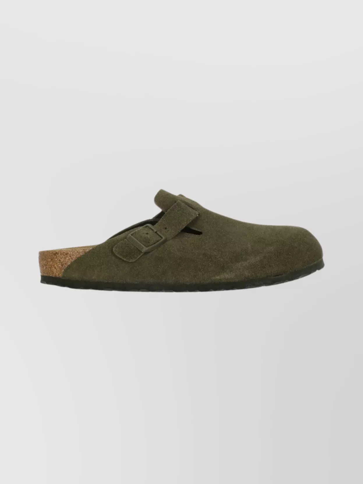 Birkenstock Suede Leather Open Back Mules For Women