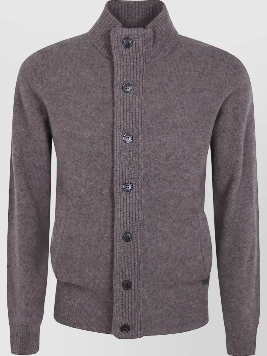 Barbour Zip through knit jacket