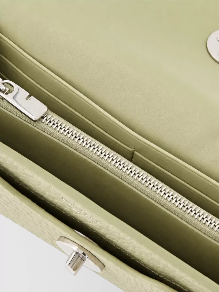 Burberry Na Leather Clutch Bag