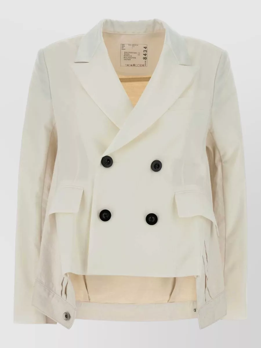 Sacai Double-breasted suit jacket