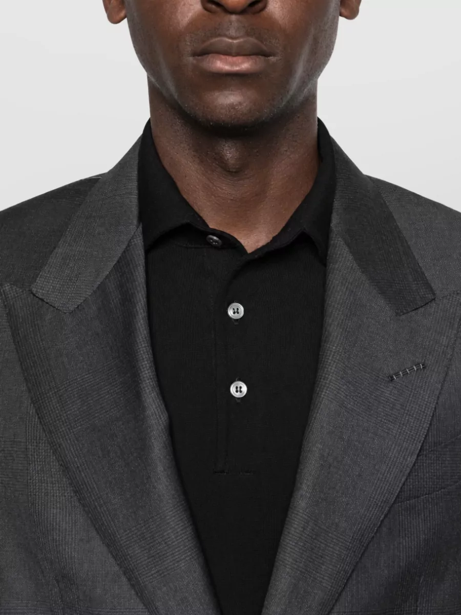 Lardini Virgin Wool Polo Jumper