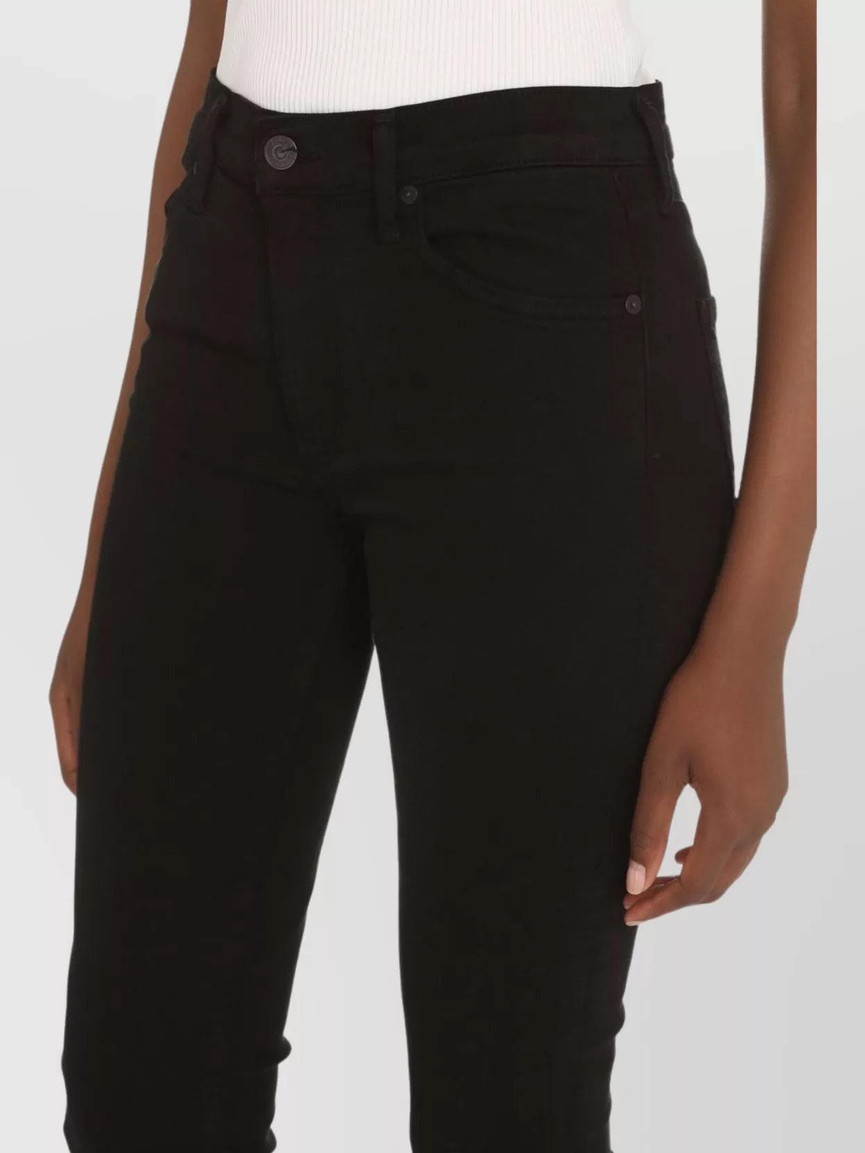 Shop Citizens Of Humanity Skyla Skinny Fit Jeans With Belt Loops