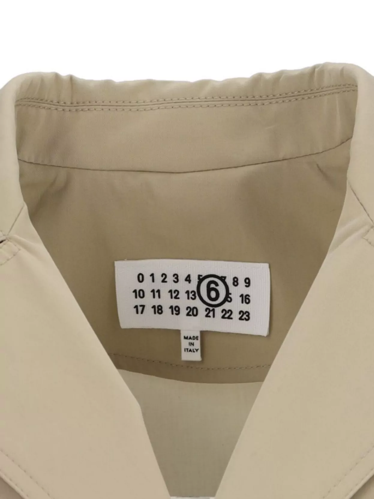 Mm6 Maison Margiela Jacket With Back Vent And Front Pockets In Neutrals