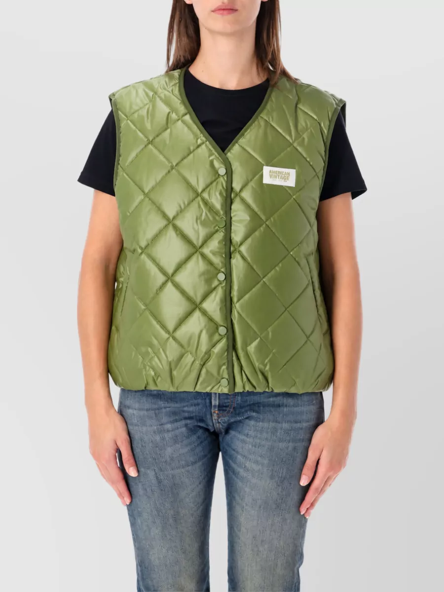 American Vintage quilted gilet