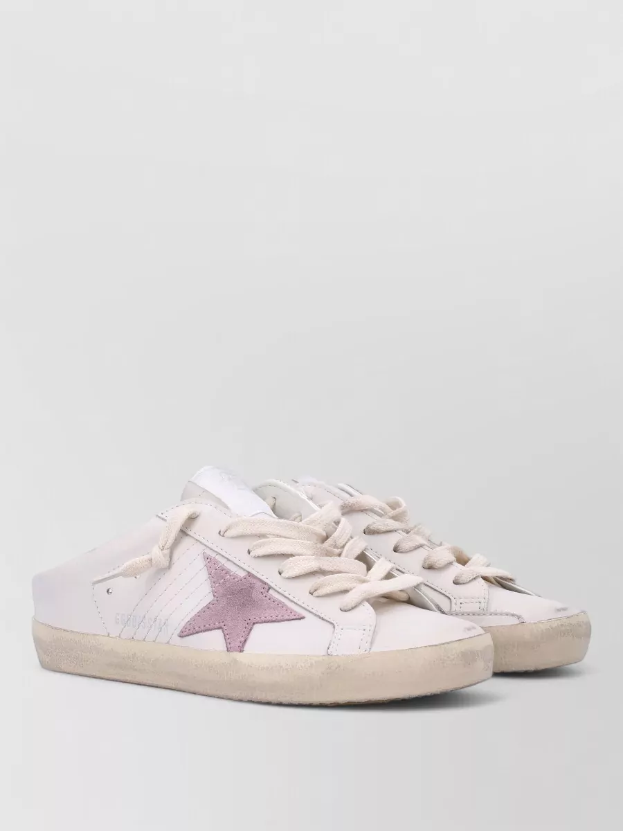 Golden Goose leather super-star slip-on slides