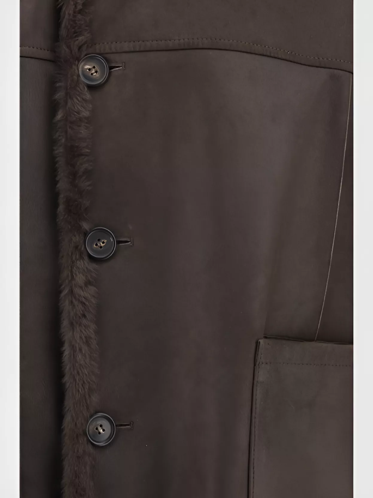 Brunello Cucinelli Reversible Fur Coat With Hood And Pockets In Brown