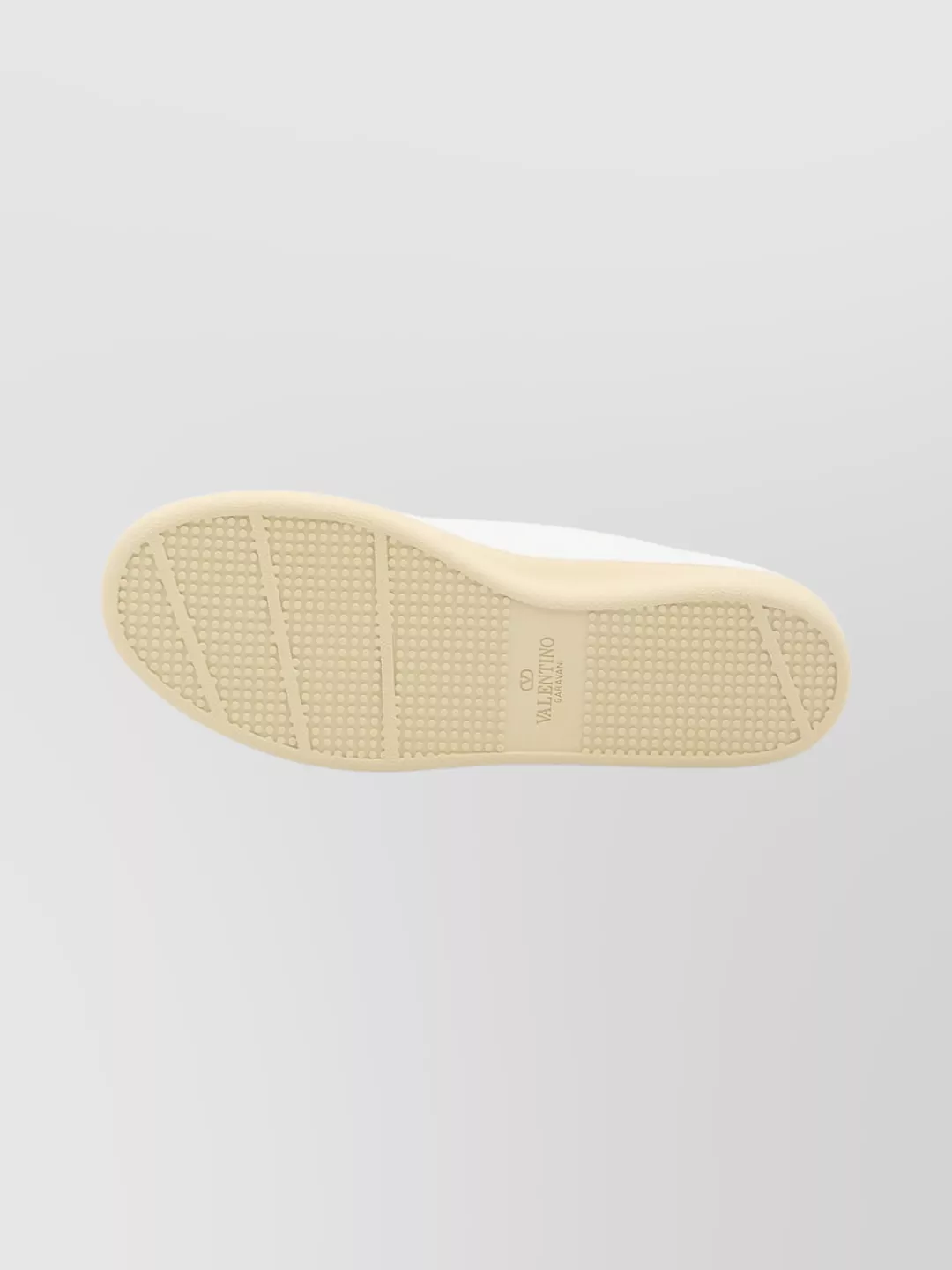 Valentino Garavani Round Toe Low-Top Leather Sneakers