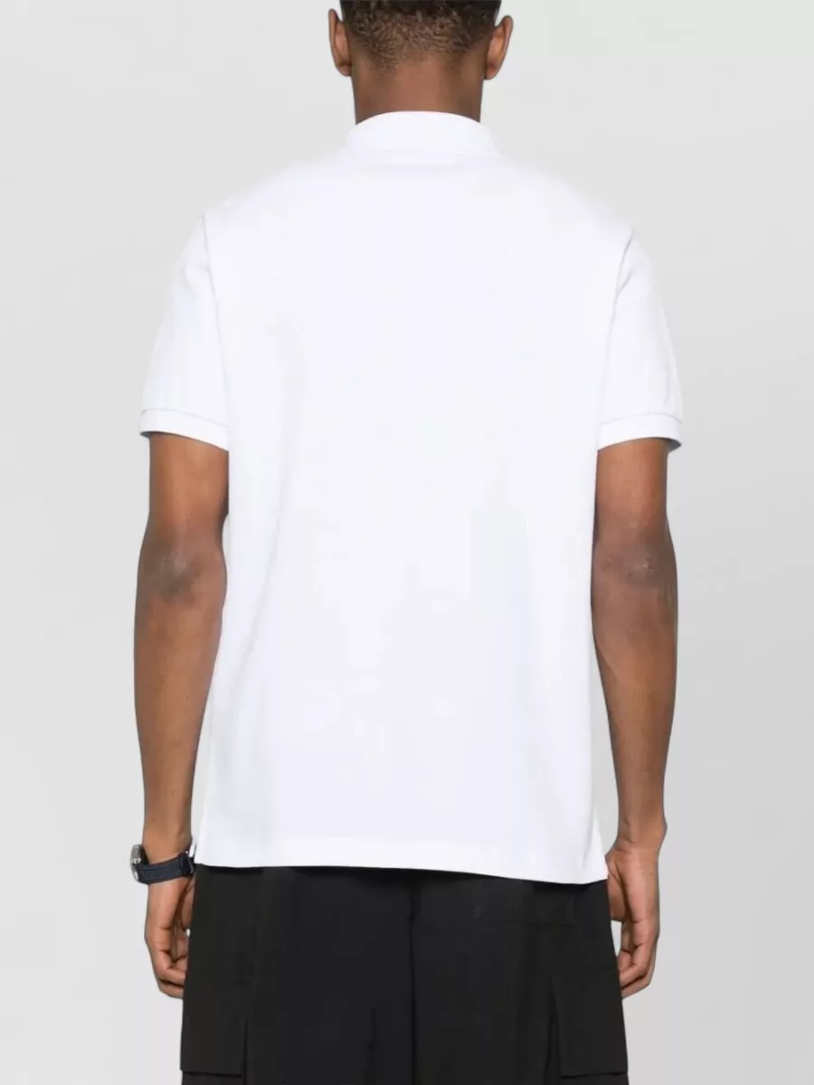 Stone Island Short Sleeve Polo Shirt Straight Fit Collar