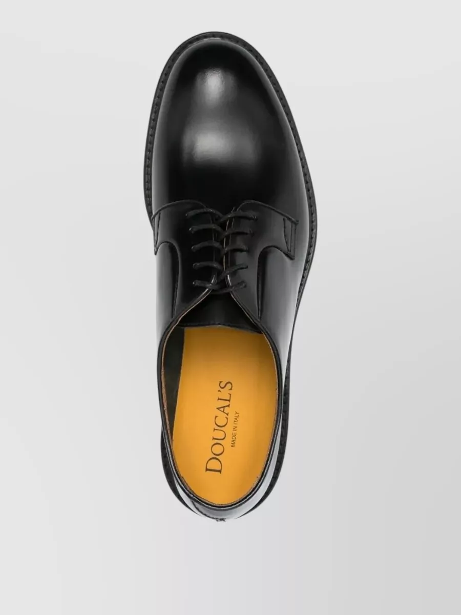 Doucal's Leather Derby Shoes