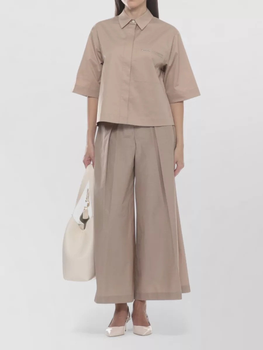 Peserico Cotton Short-Sleeve Shirt