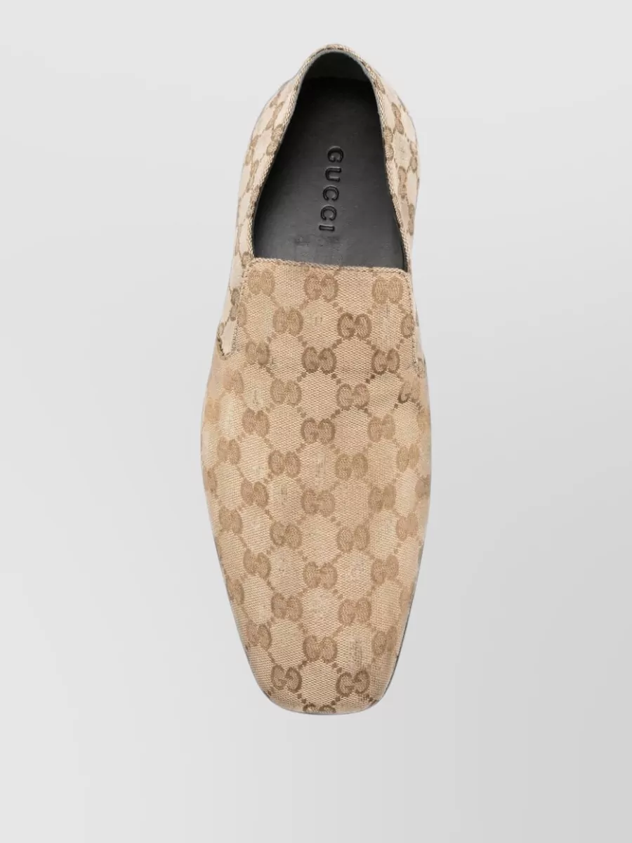 Gucci Logo-Print Loafers
