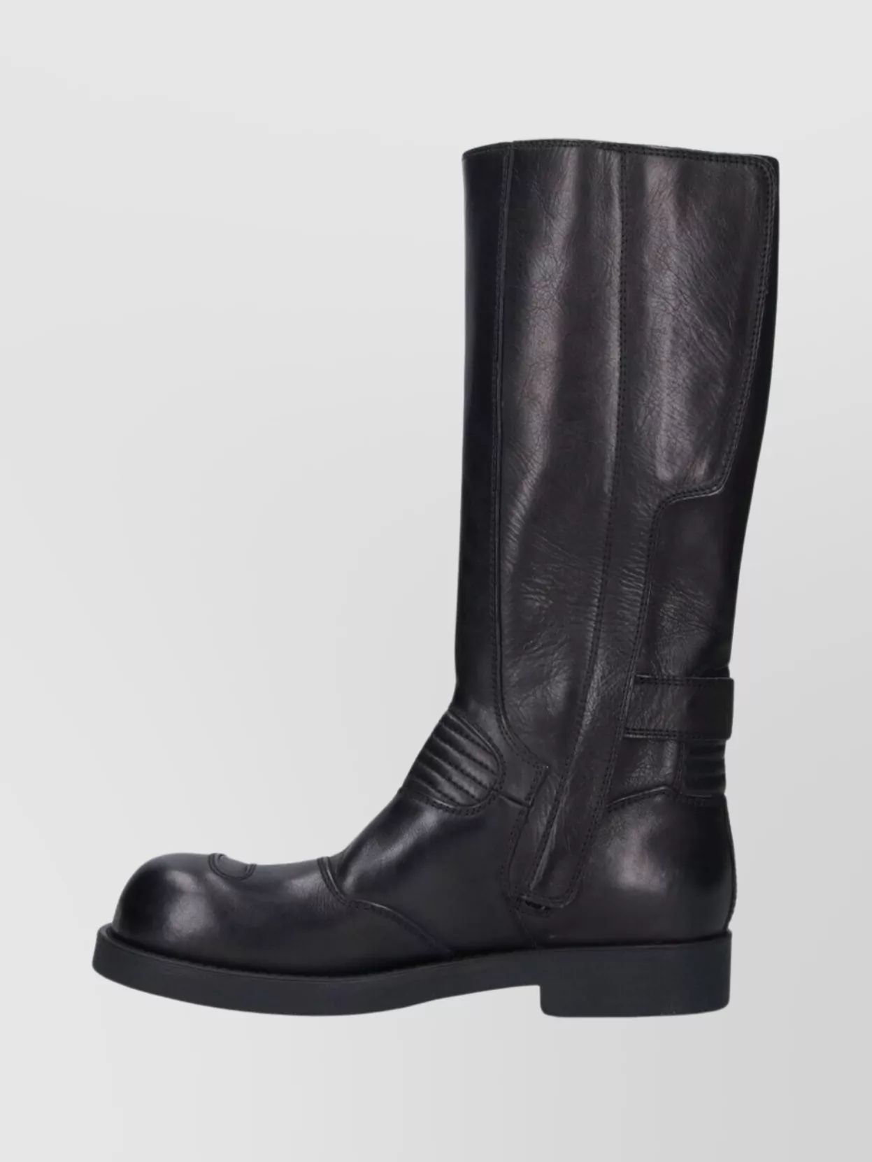 Mm6 Maison Margiela High Shaft Round Toe Stitched Boots