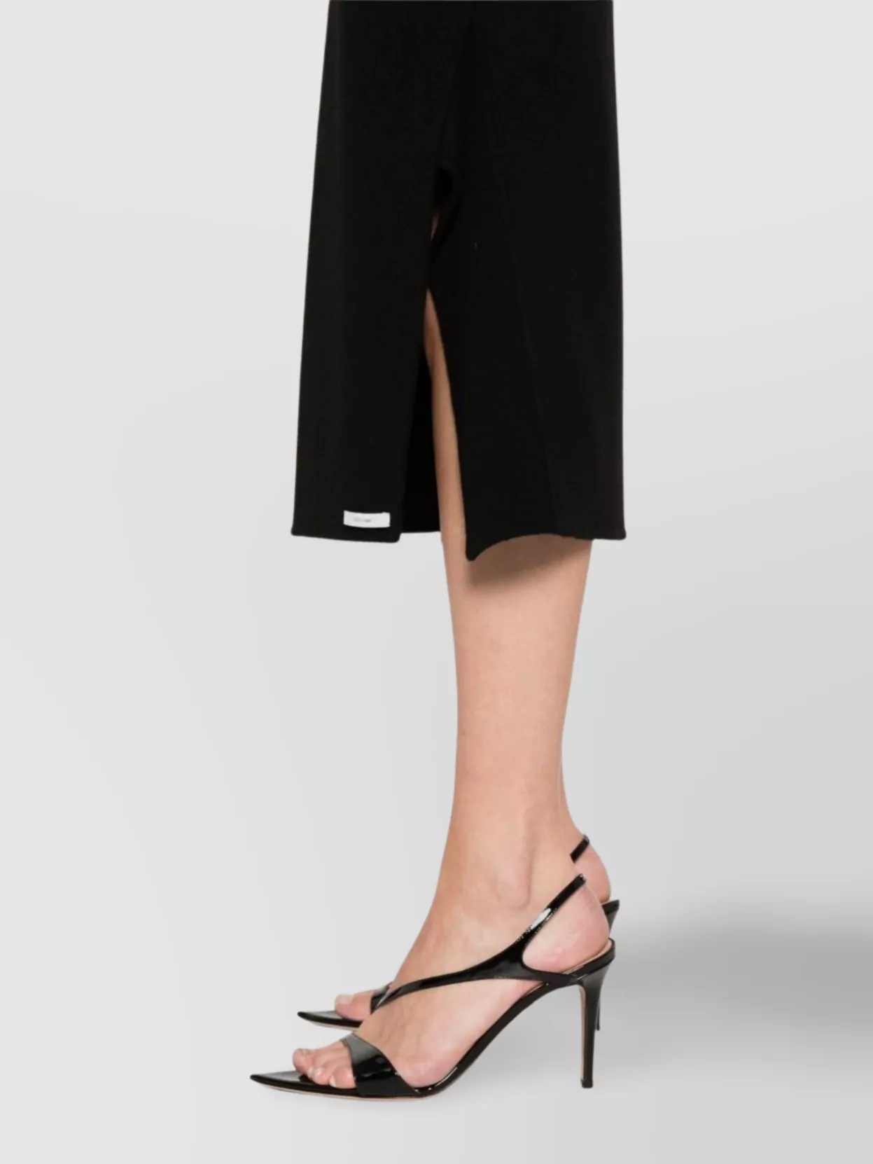 Sportmax Omelia High Waist Midi Length Skirt With Side Slit