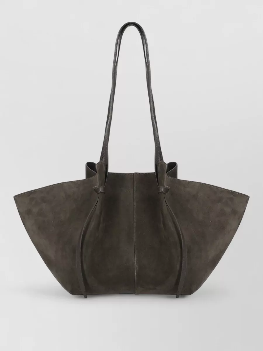 Yuzefi mochi large leather shoulder bag