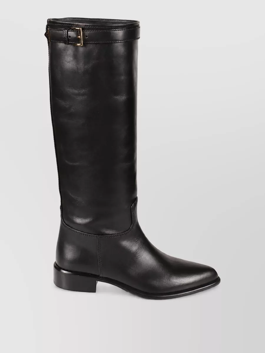 Prada Leather Ankle Boots