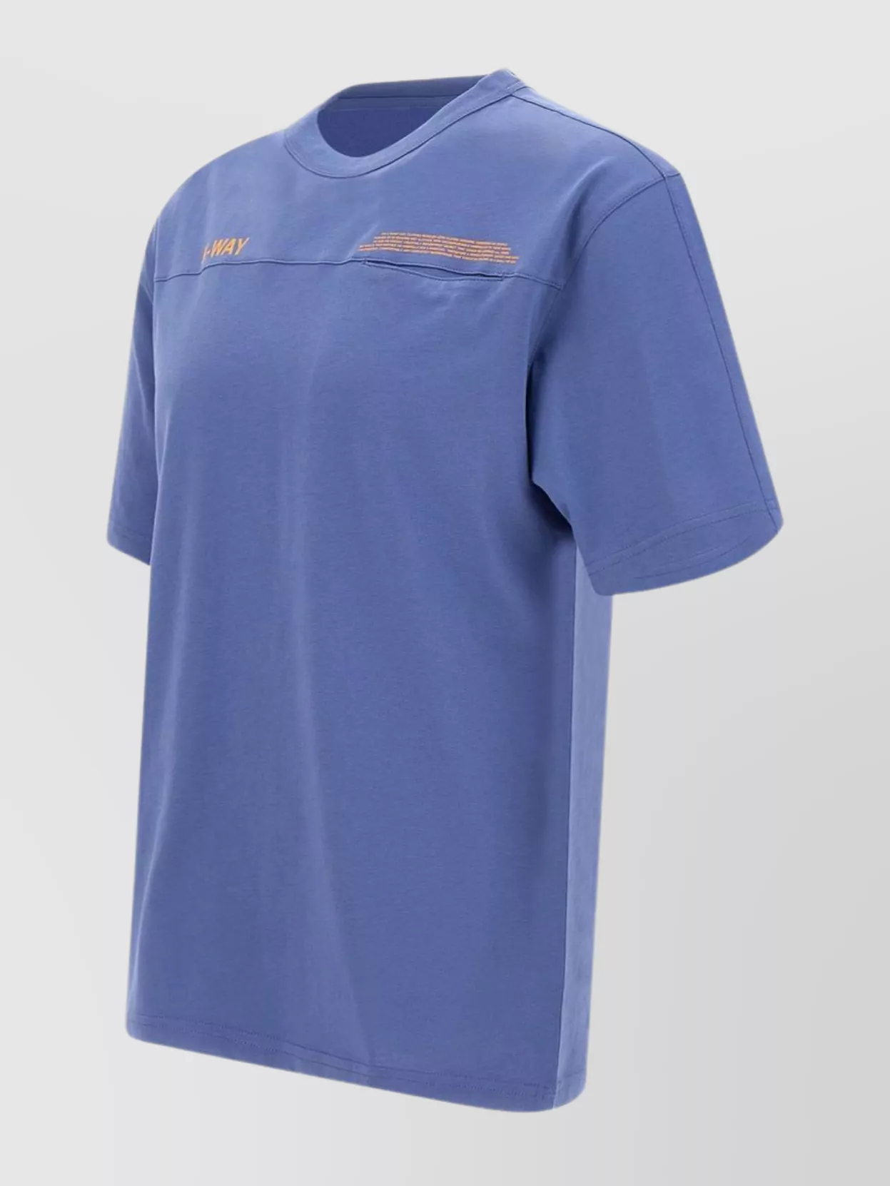 K-Way Ghost Lettering Pocket Cotton T-Shirt