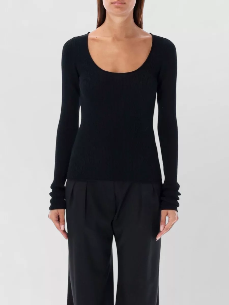 Rhea Costa Merino Wool Knitted Top