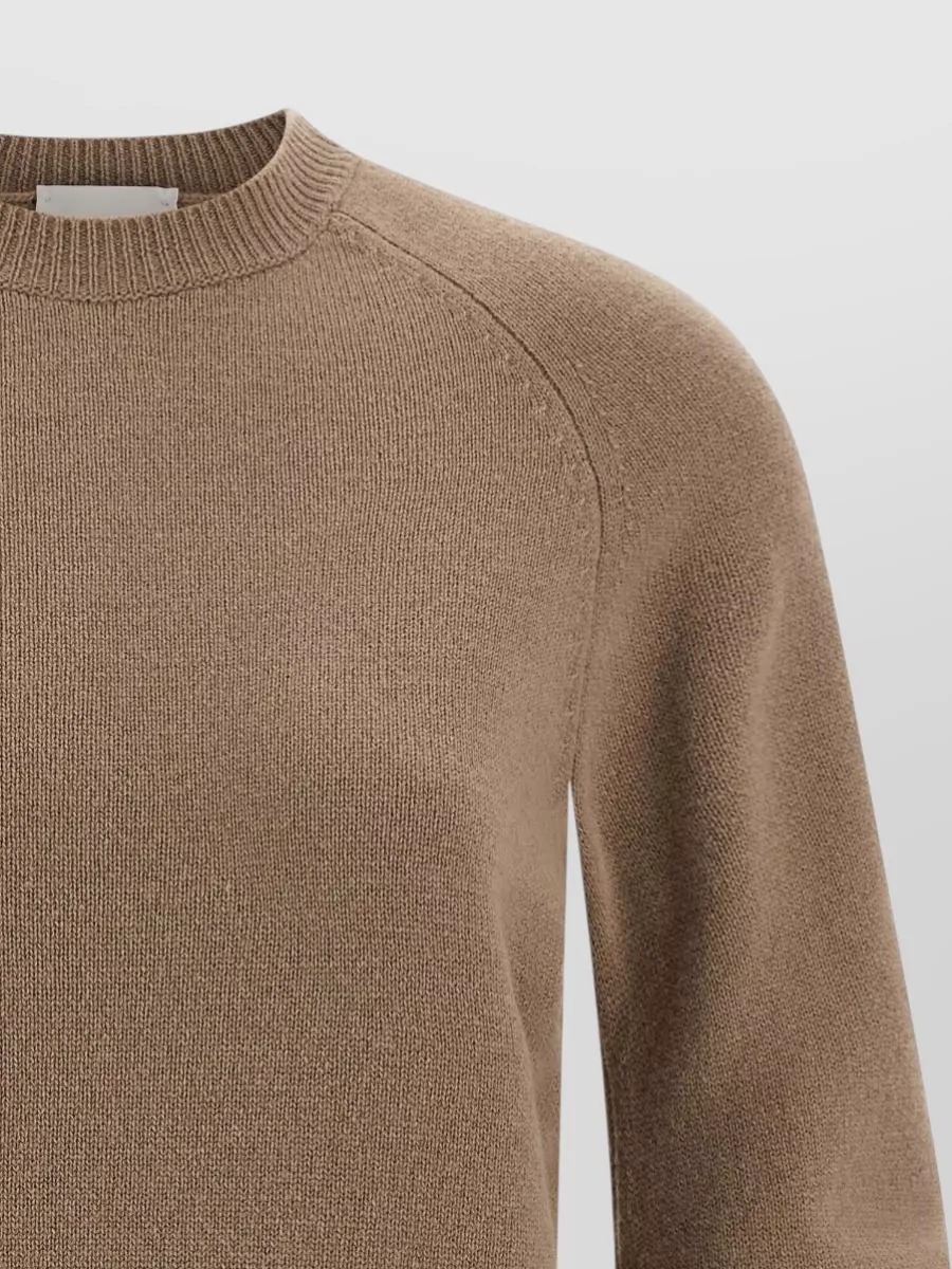 Nude Virgin Wool Crewneck Jumper