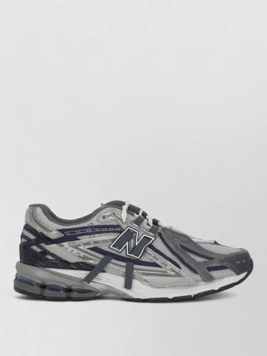 New Balance Leather Mesh Low-Top Sneakers