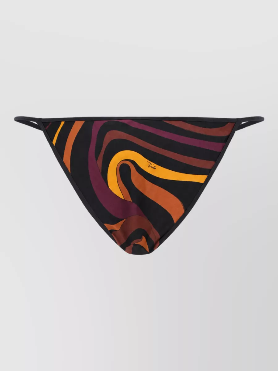 Pucci low-rise abstract-print bikini brief