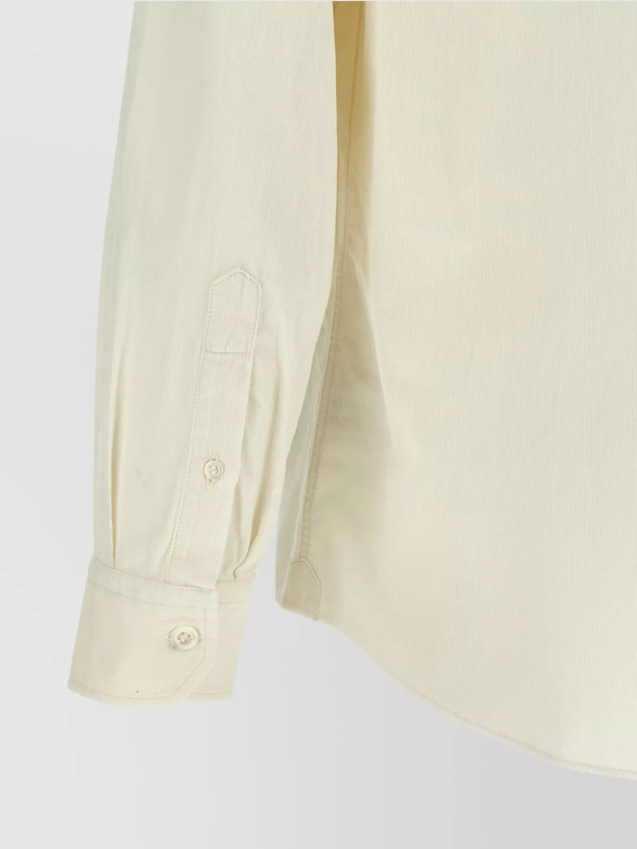 Brunello Cucinelli Long Sleeve Button-down Collar Shirt In Neutral