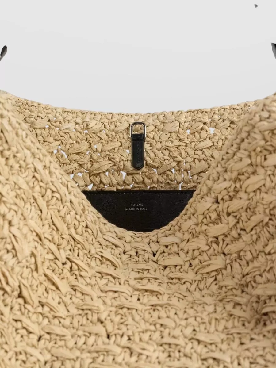 Totême Raffia Bucket Bag