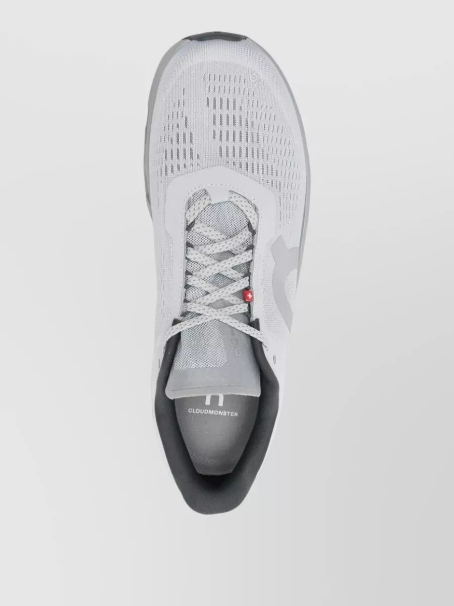 On Cloudmonster Panelled Sneakers Pull Tab Rubber