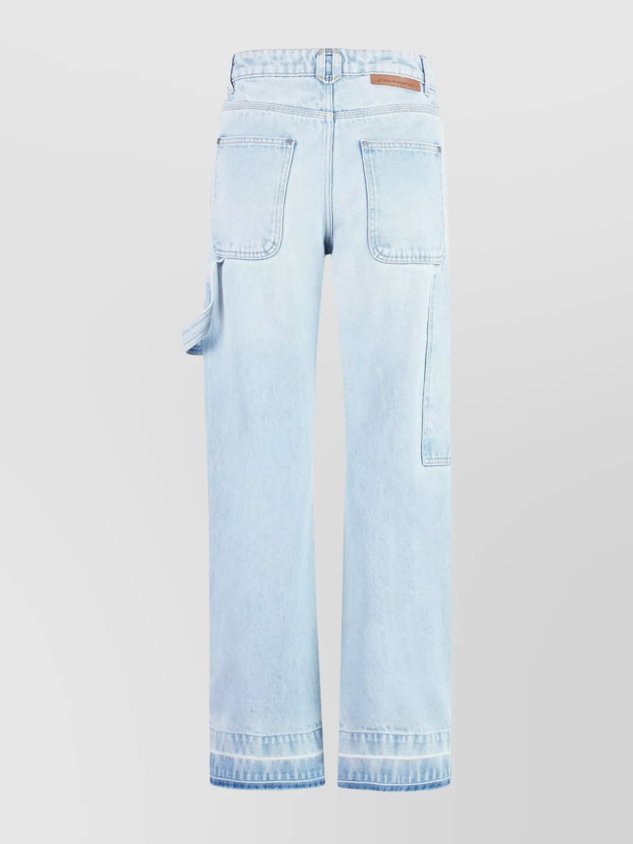 Stella Mccartney Straight Leg Jeans Contrast Stitching